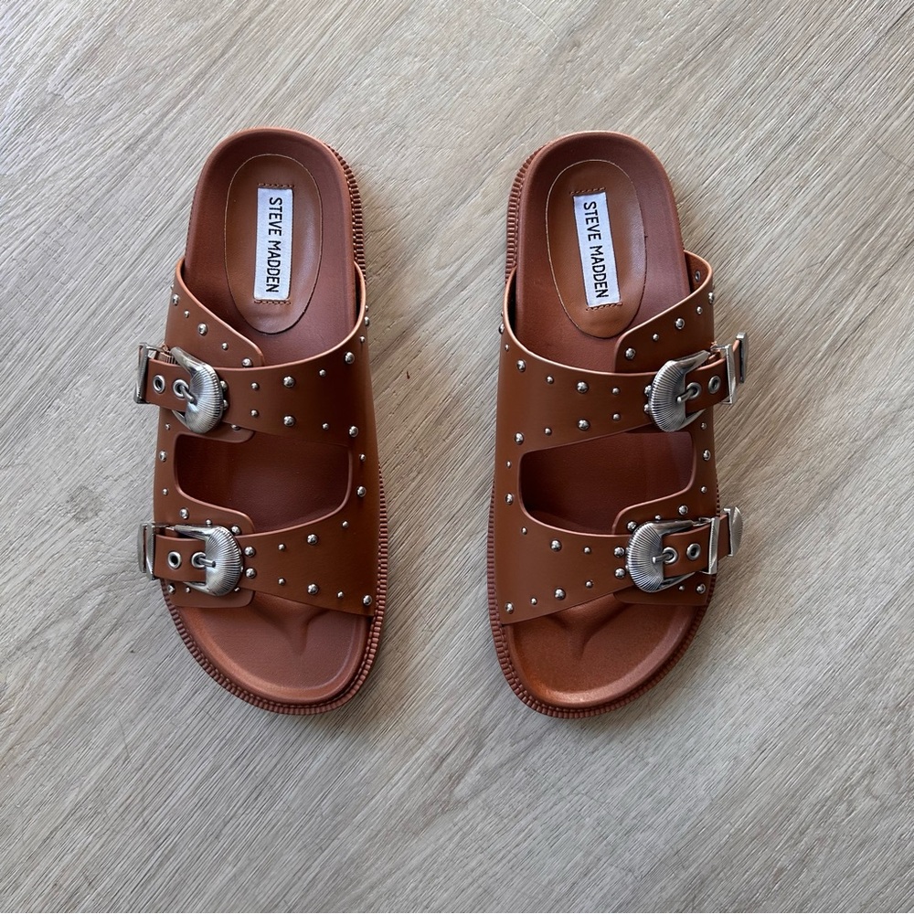 Steve Madden Connely Buckle Slide Sandal